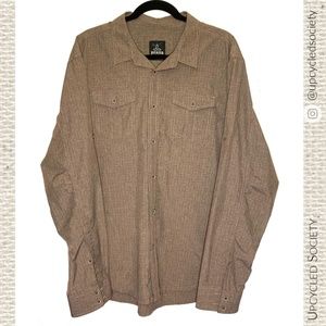 Prana Men's Button Down Shirt XL